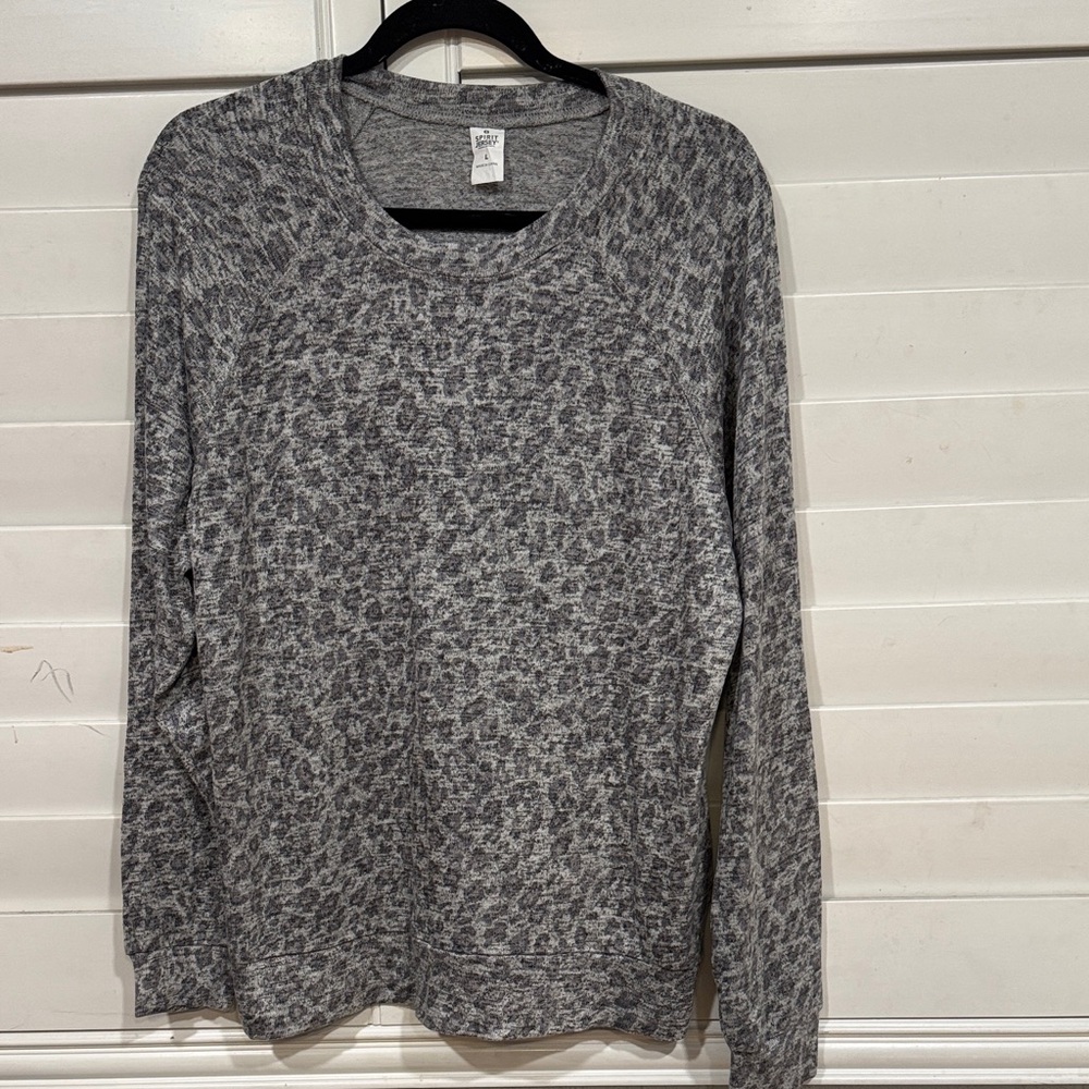 Spirit Heather Gray Jersey Top